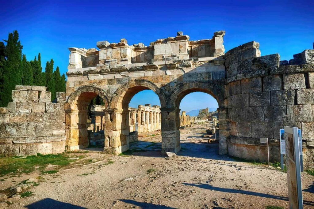 Ancient City Gate of Hierapolis in Turkey